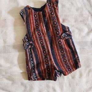 Vintage Baby corduroy Kids Blue‎ Overalls Bib 24 months 2T shorts